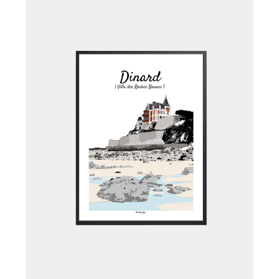 Affiche Dinard "Villa des...