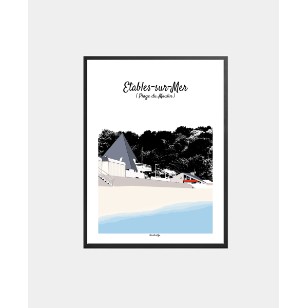 copy of Affiche "Place du Martray" Tréguier