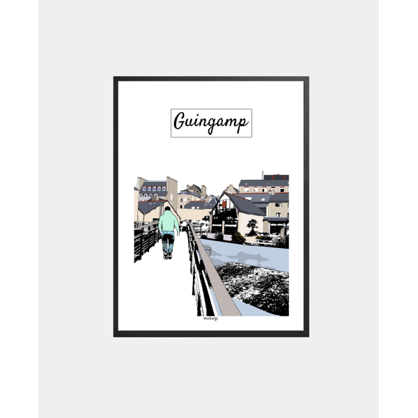 copy of Affiche "Place du Martray" Tréguier