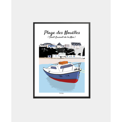 Affiche Plérin "Plage des...