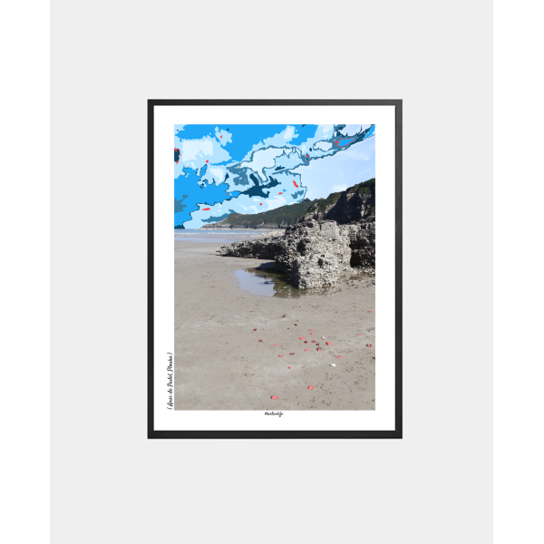 Affiche Photo Plouha "Anse de Padel"