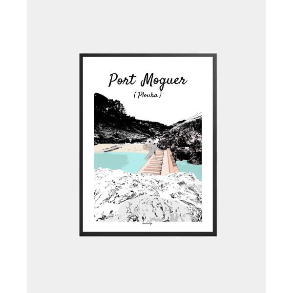 copy of Affiche "Place du Martray" Tréguier