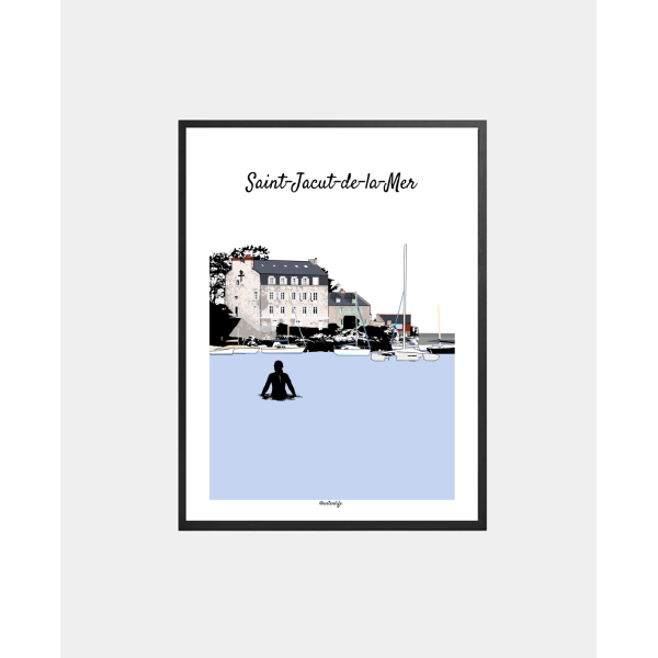 copy of Affiche "Place du Martray" Tréguier