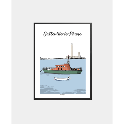 Affiche Phare de Gatteville...