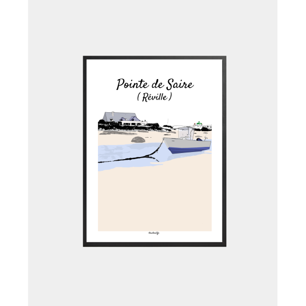 Affiche Phare de Jonville (Réville, Cotentin)