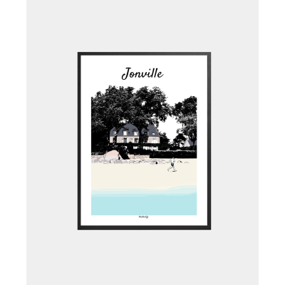 Affiche Plage de Jonville...