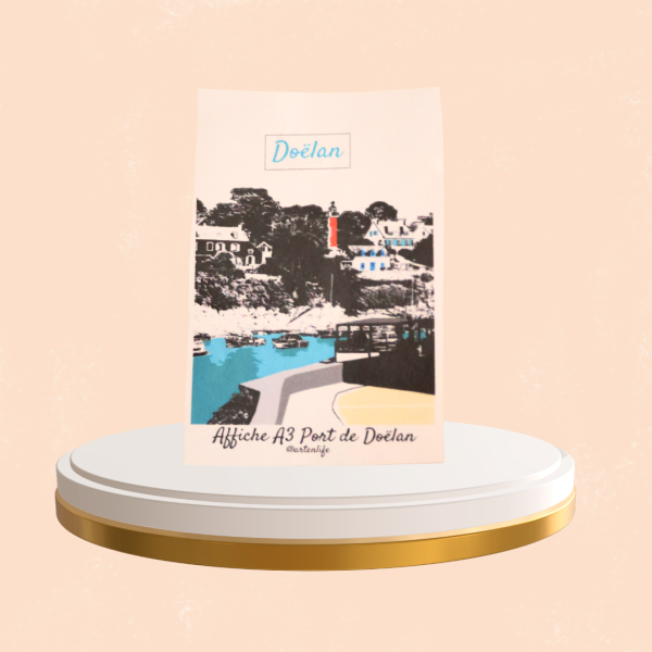 copy of Affiche Port de Doëlan amont (Clohars-Carnoët)
