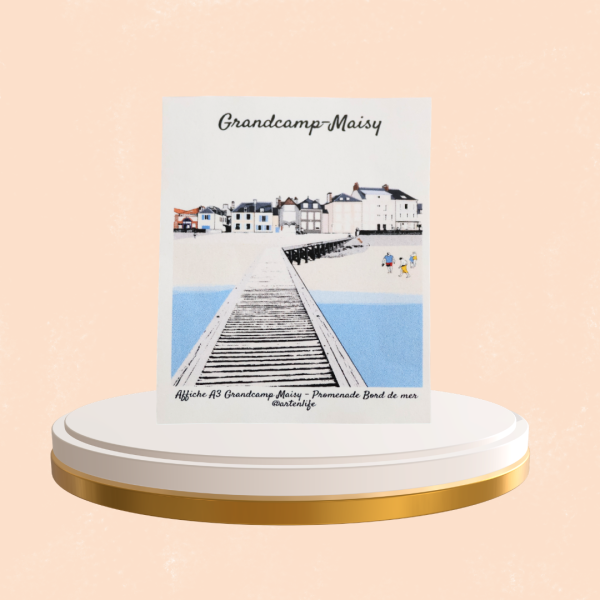 Sticker Promenade Bord de Mer (Grandcamp-Maisy)