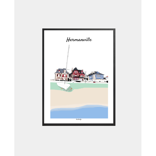 Affiche Villa Bluette (Hermanville-sur-Mer)