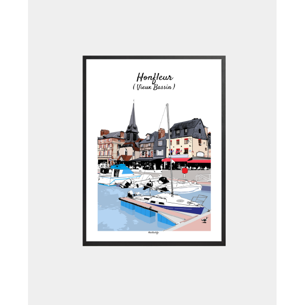 copy of Affiche Plage de La Potinière (Barneville-Carteret, Côte des Isles)