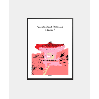 Affiche Temple coréen (Parc...