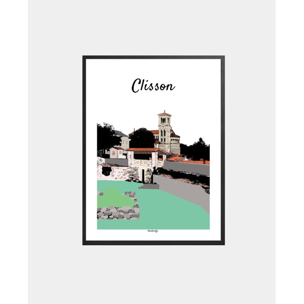 copy of Affiche Plage de La Potinière (Barneville-Carteret, Côte des Isles)