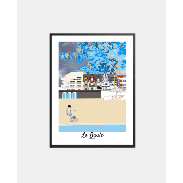 copy of Affiche Esplanade Saint-Benoît (La Baule-Escoublac, Presqu'île de Guérande)