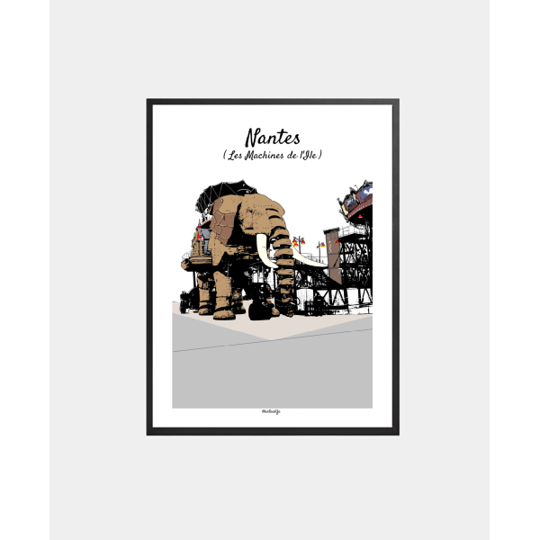 copy of Affiche Le titan jaune (Nantes)
