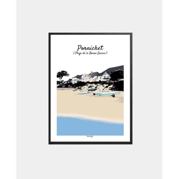 copy of Affiche Grande-plage (Pornichet, Presqu'île de Guérande)