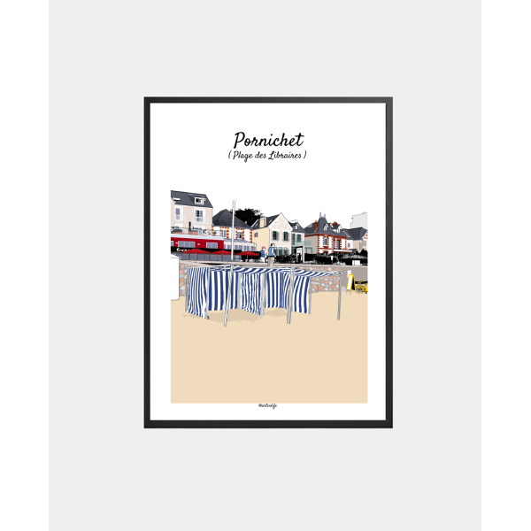 copy of Affiche Grande-plage (Pornichet, Presqu'île de Guérande)