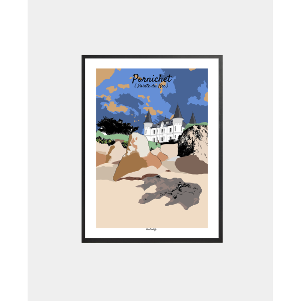 copy of Affiche Grande-plage (Pornichet, Presqu'île de Guérande)