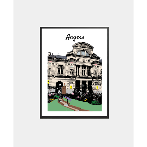 Affiche Place du Ralliement  (Angers, Maine-et-Loire)