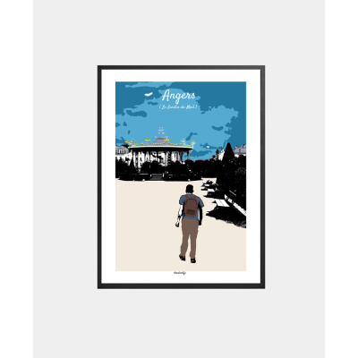 Affiche Jardin du Mail...