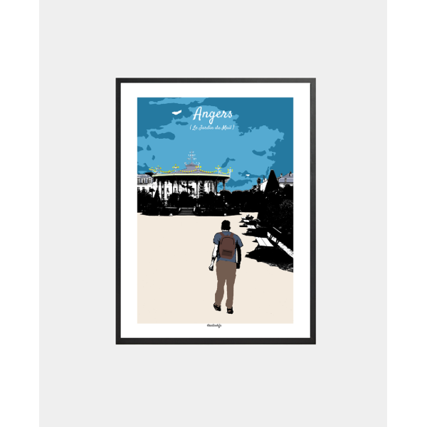 Affiche Jardin du Mail (Angers, Maine-et-Loire)