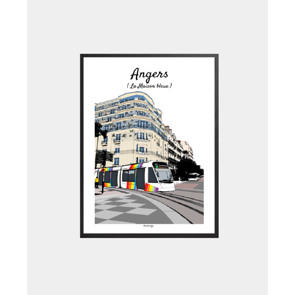 Affiche Maison Bleue (Angers, Maine-et-Loire)