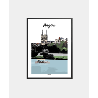 Affiche Cathédrale et Bord...