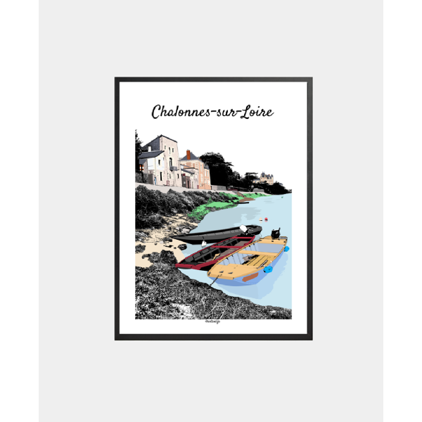 Affiche Quai Gambetta (Chalonnes-sur-Loire, Maine-et-Loire)
