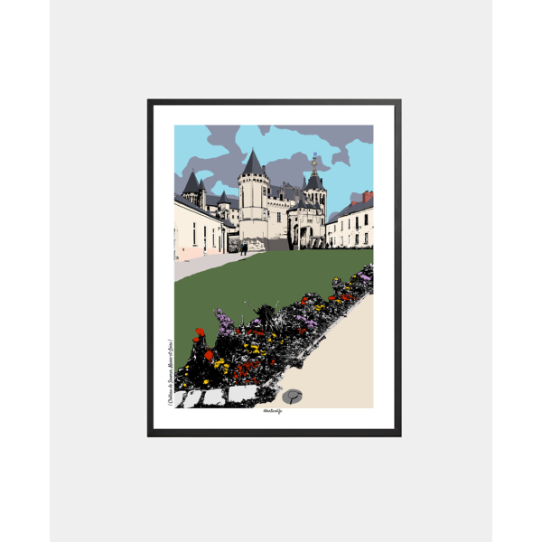 Affiche Château (Saumur, Maine-et-Loire)