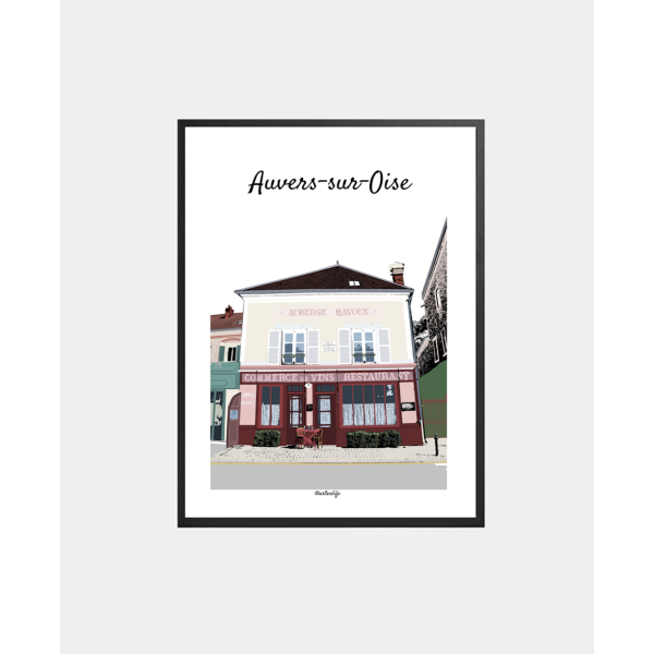 copy of Affiche Kiosque à fleur (Enghien-les-Bains)