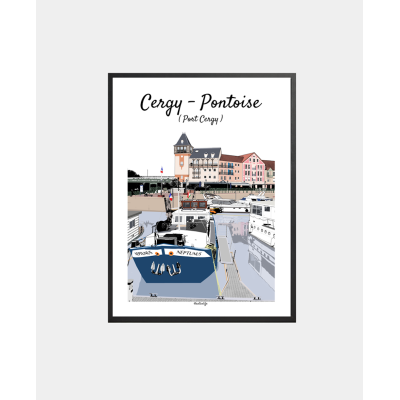 Affiche Port-Cergy...