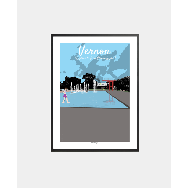 Affiche Le Bassin (Vernon, Eure)
