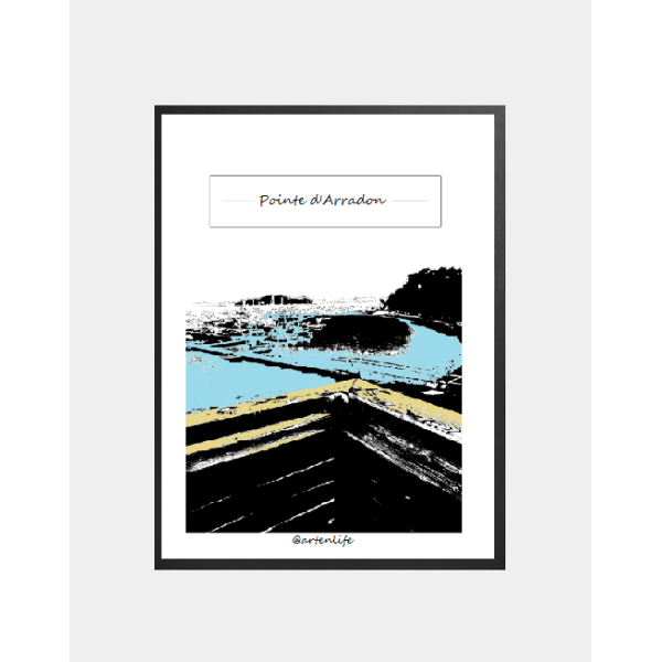 Affiche Pointe d'Arradon (Golfe du Morbihan)