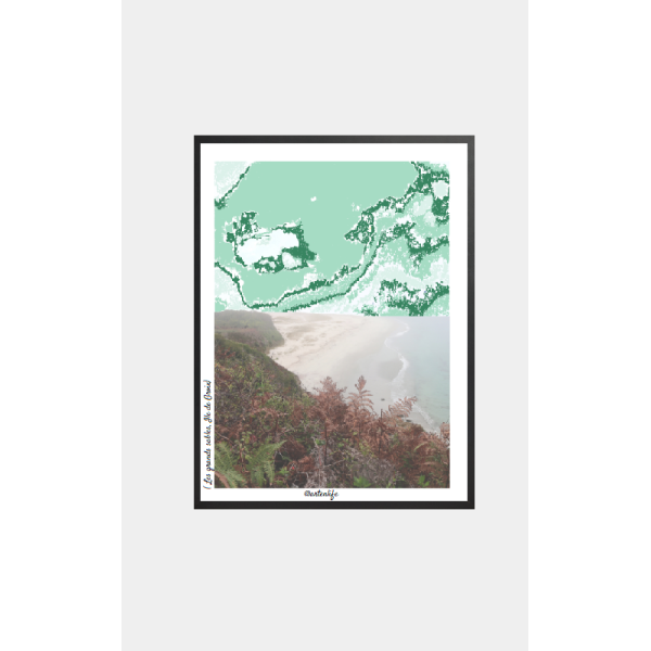 Affiche Plage des Grands sables (Ile de Groix)