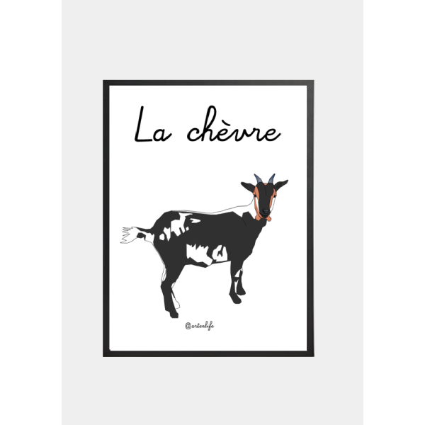 Affiche La chèvre (Bretagne)