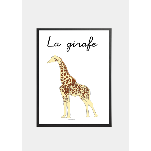 Affiche La girafe (Lyon)