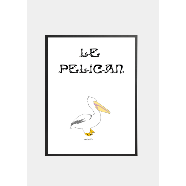 Affiche Le pélican (Rochefort-en-Terre)