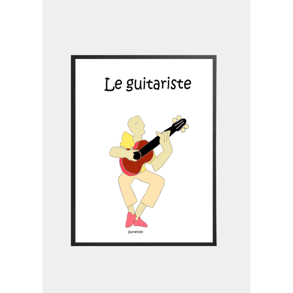 Affiche Le guitariste (Canada)