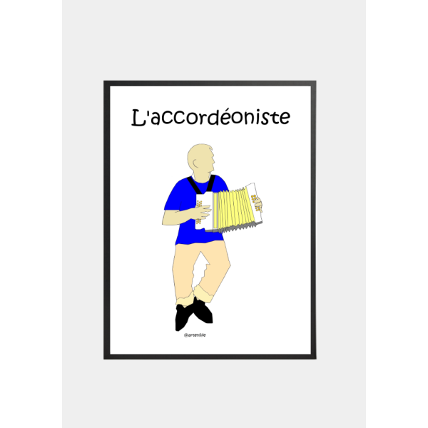 Affiche L'accordéoniste (Canada)