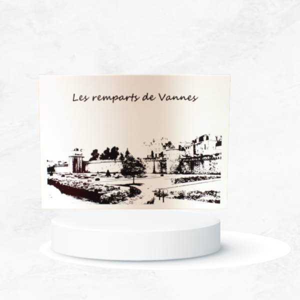 Carte postale Les remparts (Vannes)