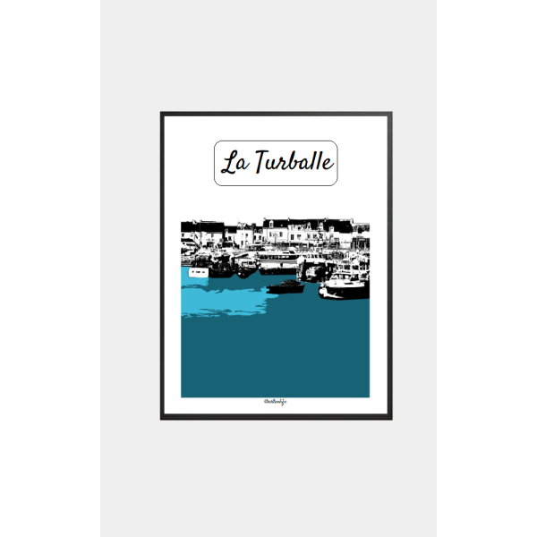 Affiche Port de Plaisance La Turballe (Loire-Atlantique)