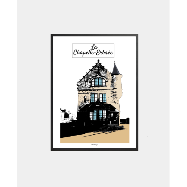 Affiche Mairie (La Chapelle Erbrée, Ille-et-Vilaine)