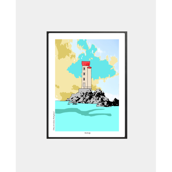 Affiche Phare de la Croix (Ploubazlanec, Côte Goëlo)