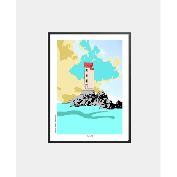 Affiche Phare de la Croix (Ploubazlanec, Côtes d'Armor)