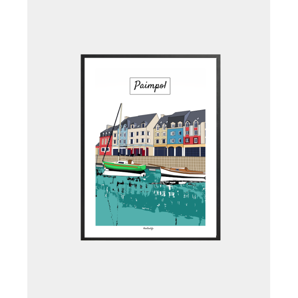 Affiche Port de Plaisance (Paimpol, Côtes d'Armor)