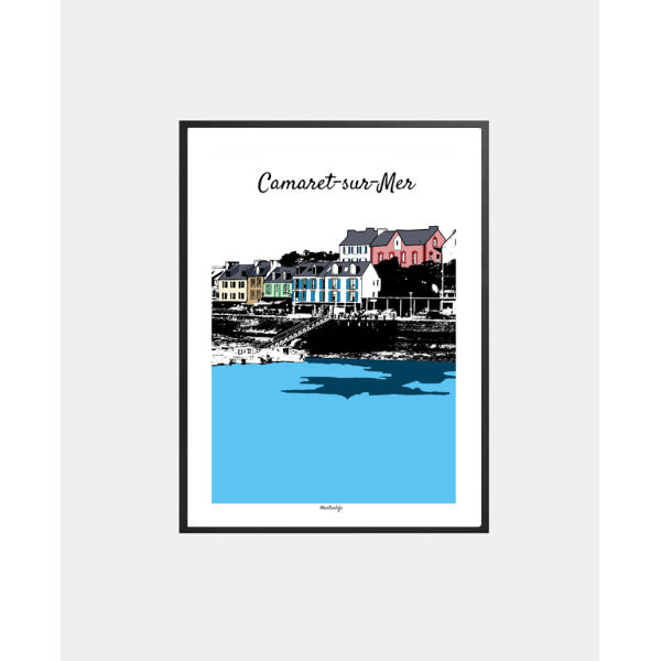 Affiche Port Camaret (Presqu'île de Crozon, Finistère)