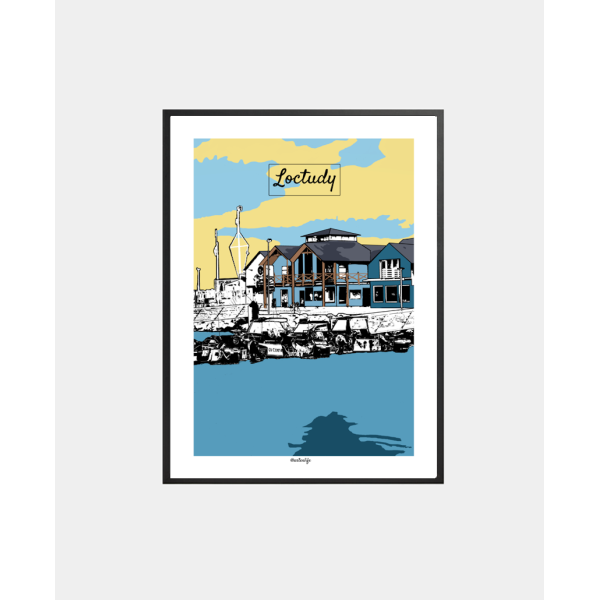 Affiche Port de Plaisance (Loctudy, Finistère)