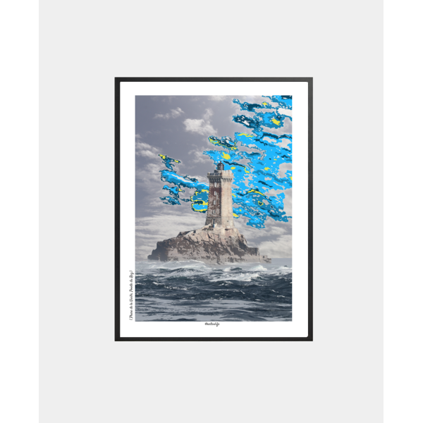 Affiche Phare de la Vieille (Pointe du Raz, Mer d'Iroise)