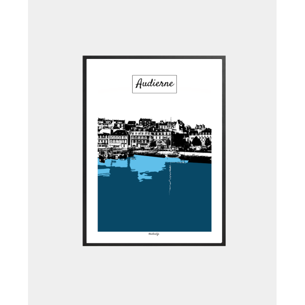 Affiche Port d'Audierne (Finistère)