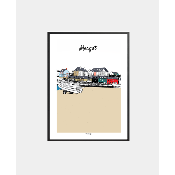 Affiche Port Morgat (Presqu'île de Crozon, Finistère)