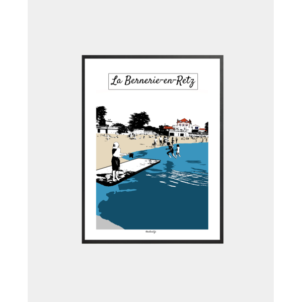 Affiche Plan d'eau (La Bernerie-en-Retz, Côte de Jade)